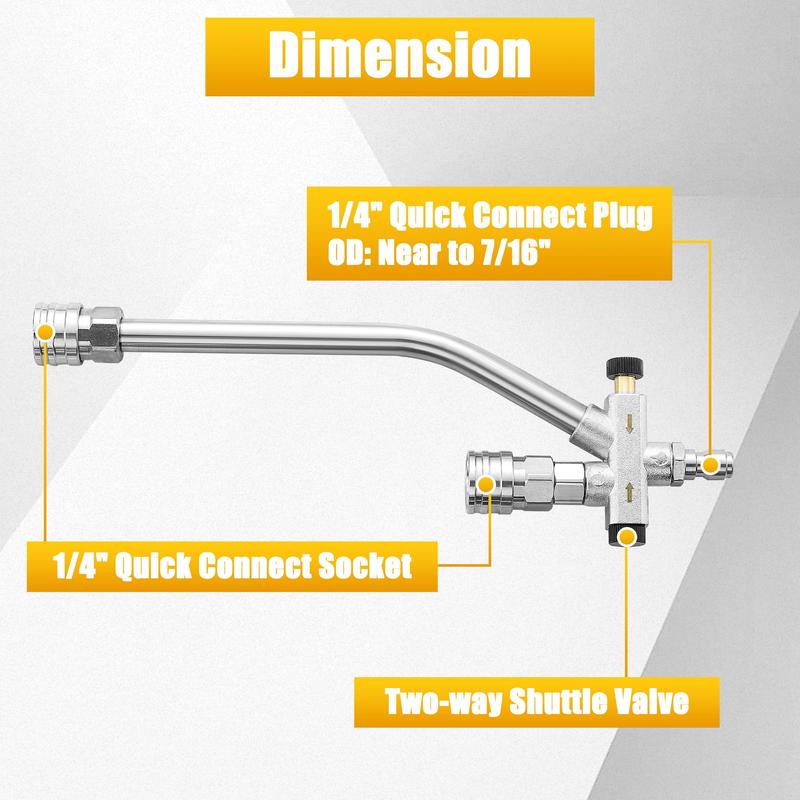 Dual Connector Foam Cannon