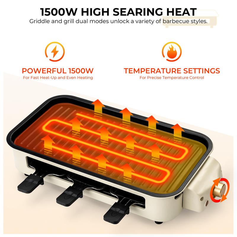 2 In 1 Electric Indoor Grill