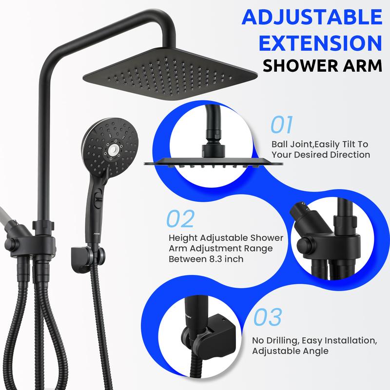 Dual Shower Standing Showers