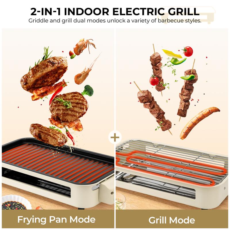 2 In 1 Electric Indoor Grill