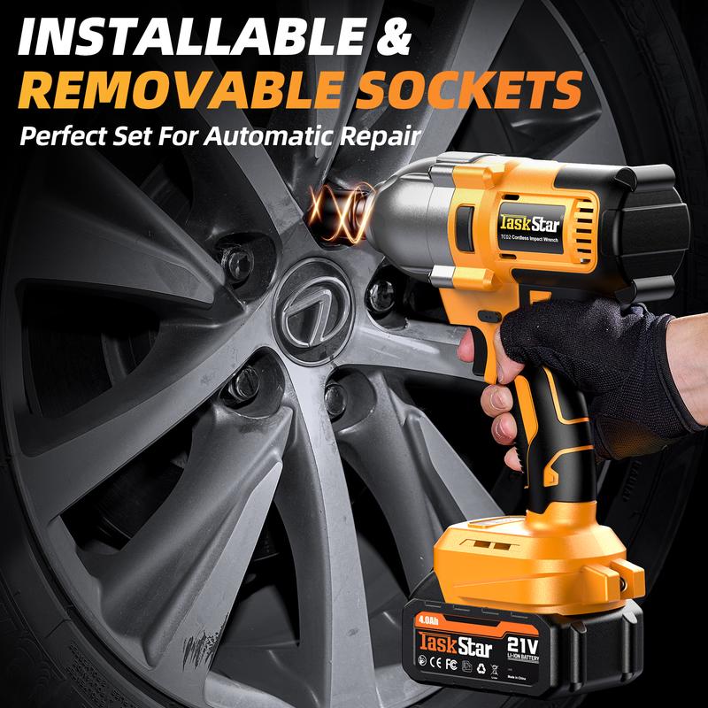 Electric High Torque Impact Wrench Kit