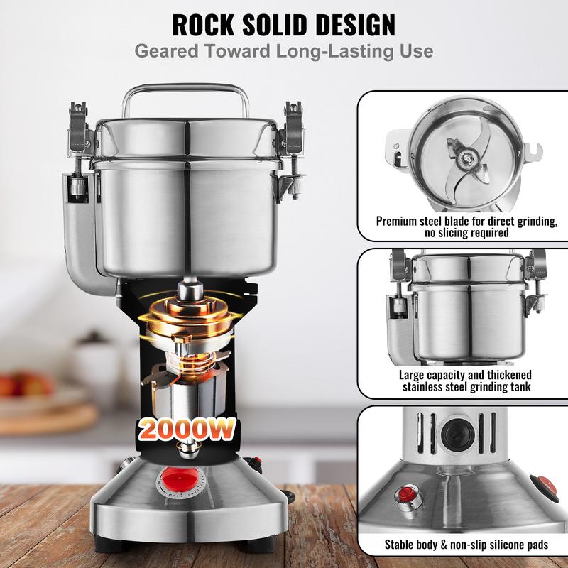 High Speed Electric Grain Mill Grinder