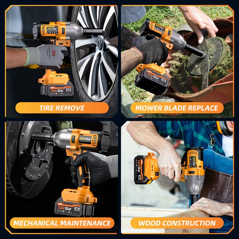 Electric High Torque Impact Wrench Kit