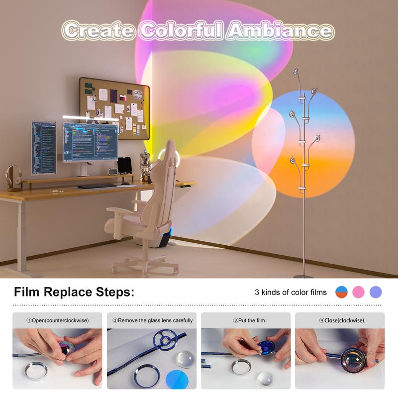 Projector Floor Lamp