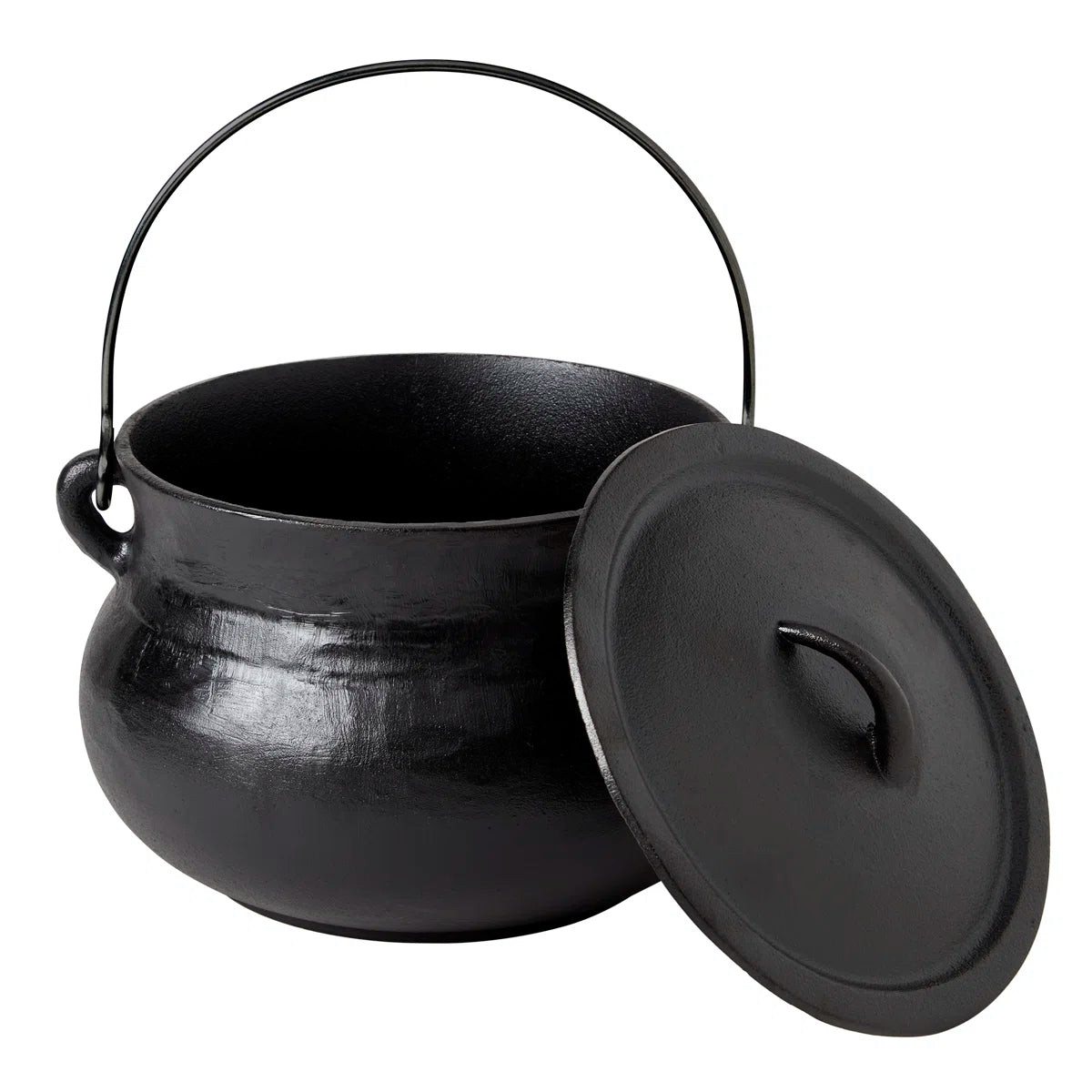 Cast Iron Covered Cauldron