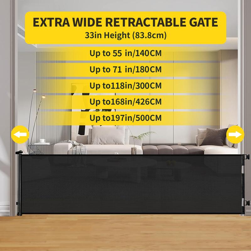 Retractable Mesh Gate