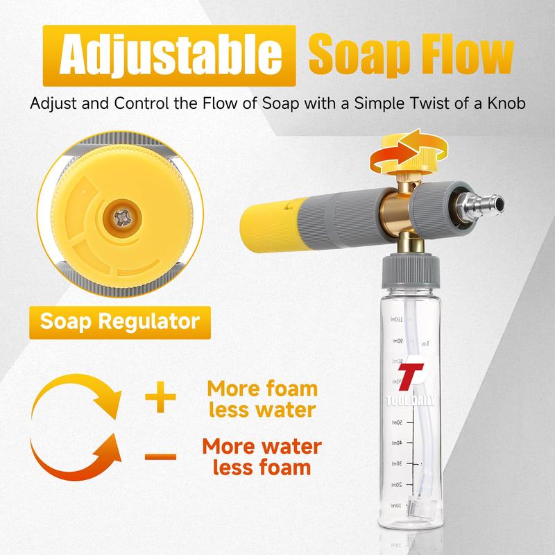 Dual Connector Foam Cannon