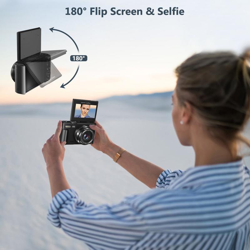 4K Digital Camera With 64MP