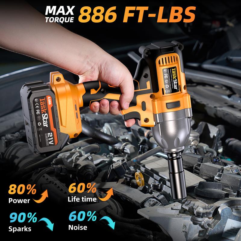 Electric High Torque Impact Wrench Kit