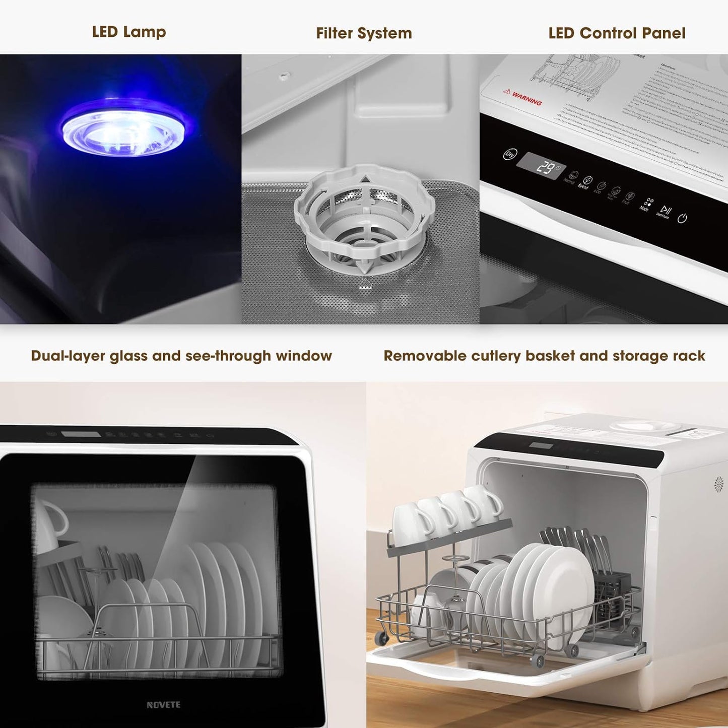Portable Countertop Dishwashers