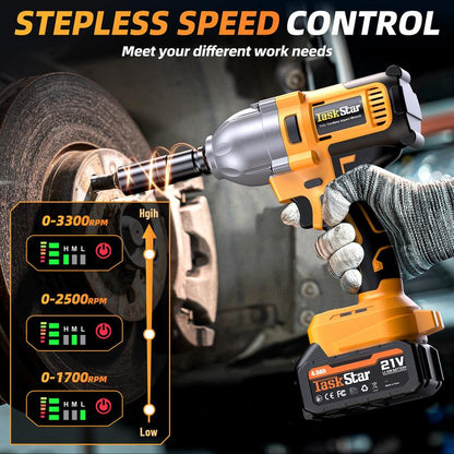Electric High Torque Impact Wrench Kit