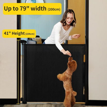 Retractable Mesh Gate