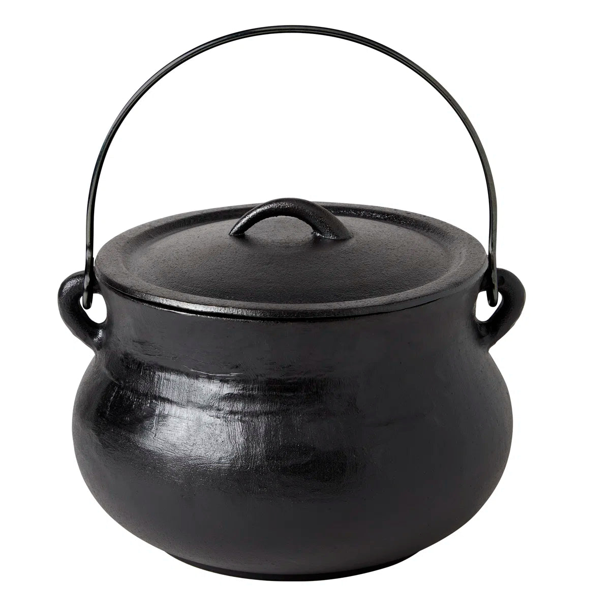 Cast Iron Covered Cauldron