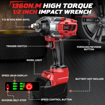1/2 Inch Impact Wrench