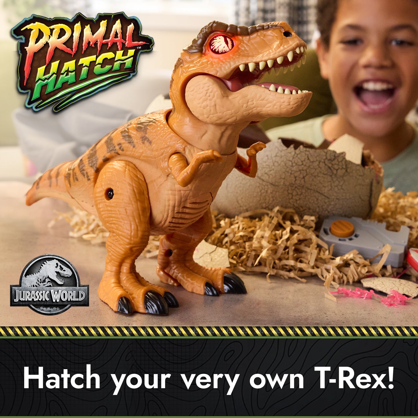 Jurassic World Hatching Dinosaur Egg-2 Pack