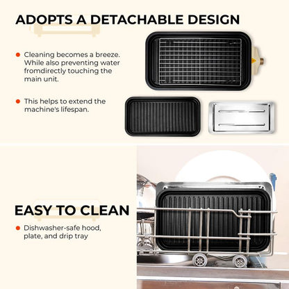 2 In 1 Electric Indoor Grill